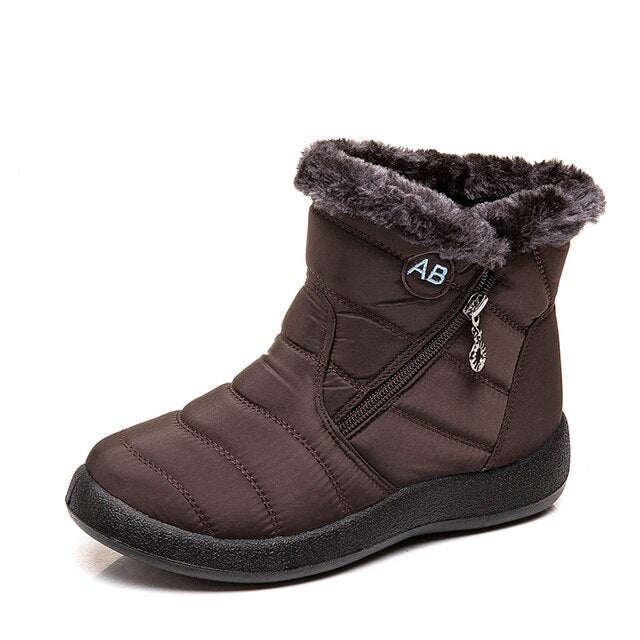 Warme Winterschuhe aus weichem Leder