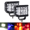 Dual Side Shooter Dual Color Strobe Cree Pods