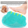 Back and foot cushion mat for shower & bath