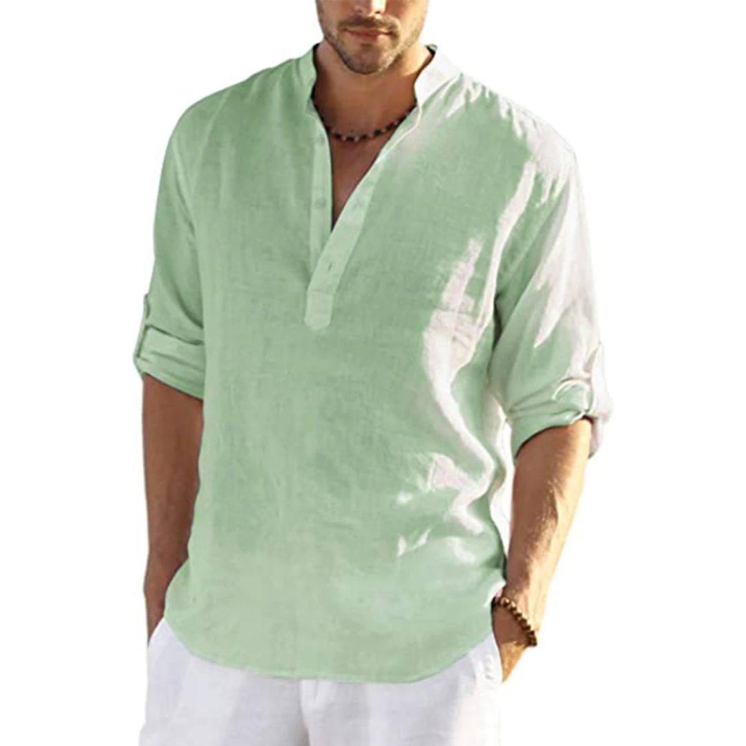 Men's Casual Linen Shirt