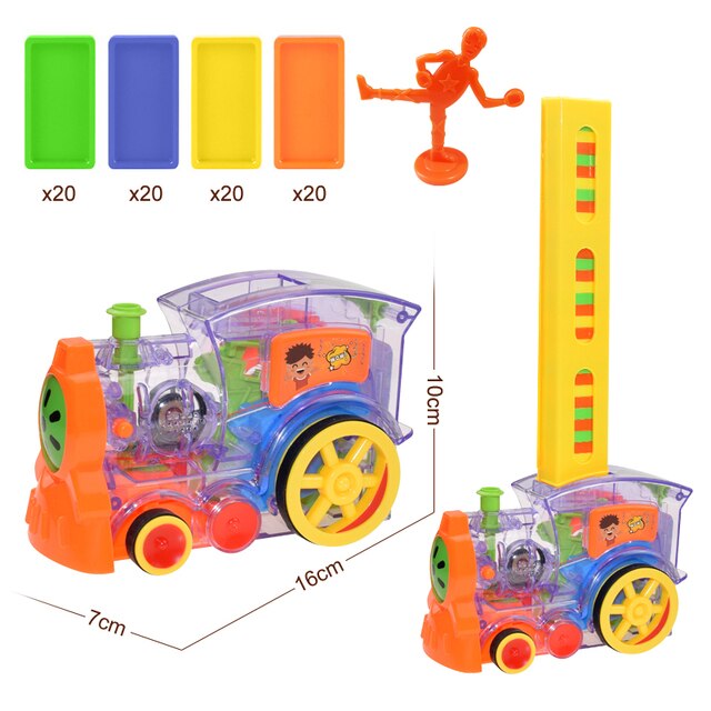 Automatisches Domino-Zugspielzeug