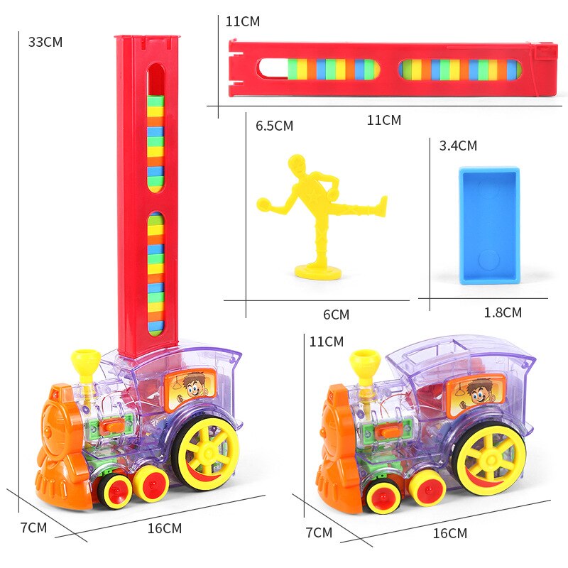 Automatic Domino Train Toy