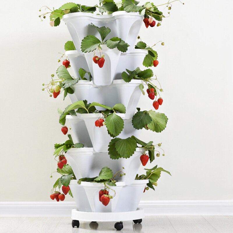 Products Stacked Pots for Growing Vegetables and Fruit