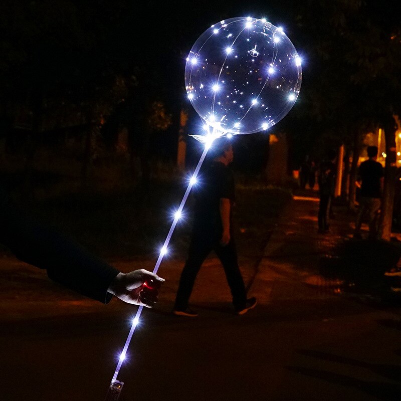 FEJRE Transparenter wiederverwendbarer LED-Ballon