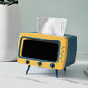 TV Tissue Box with Phone Holder