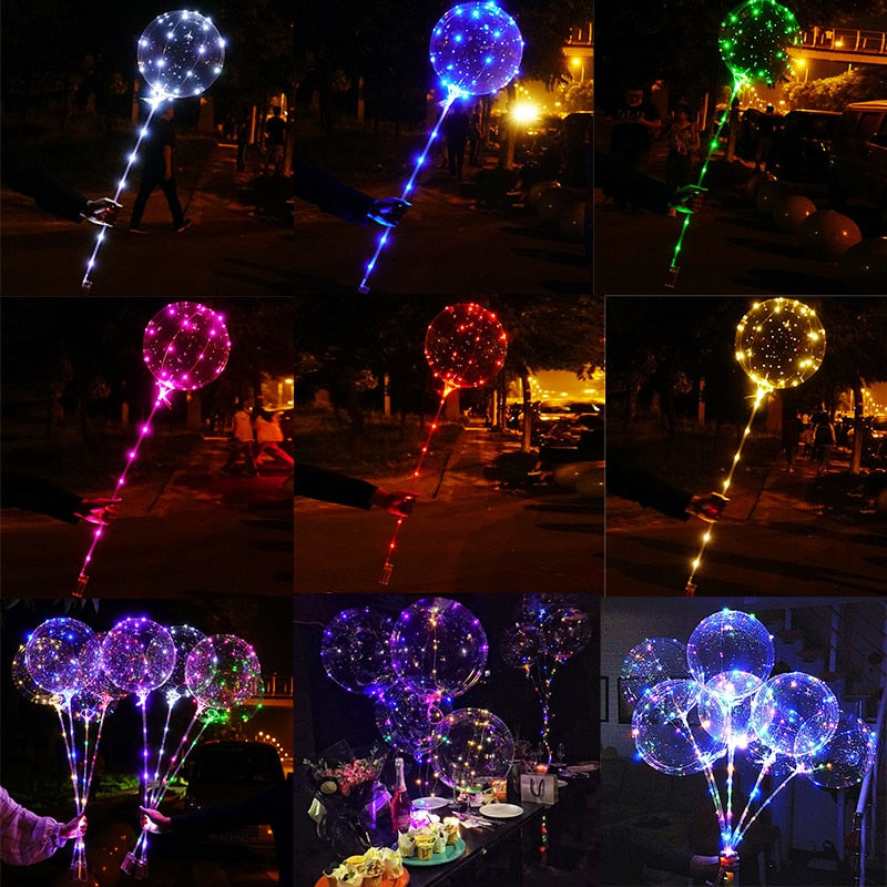 FEJRE Transparent Reusable Led Balloon