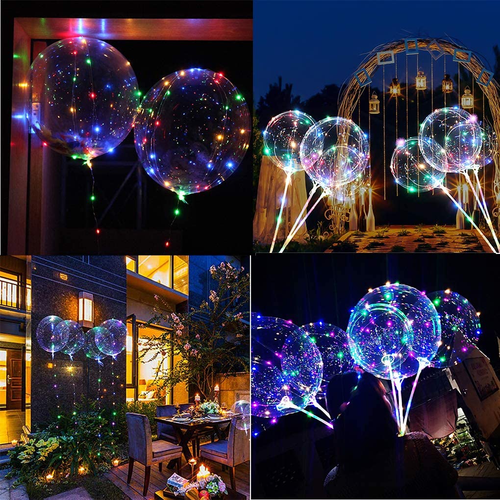 FEJRE Transparent Reusable Led Balloon