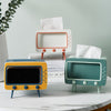 TV Tissue Box with Phone Holder