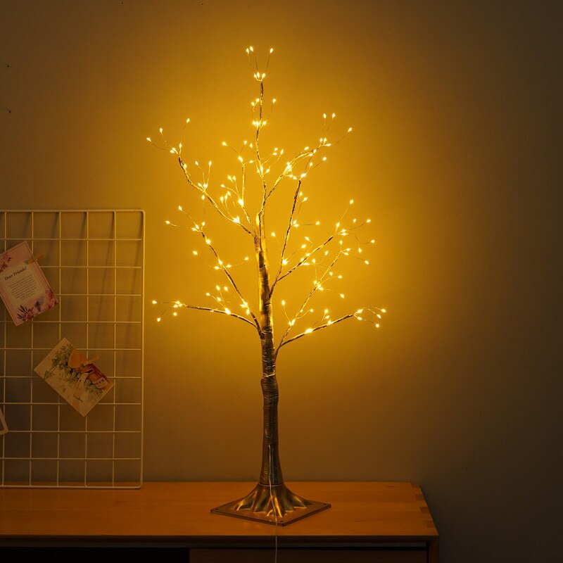 LED Silver Birch Tree Lamp