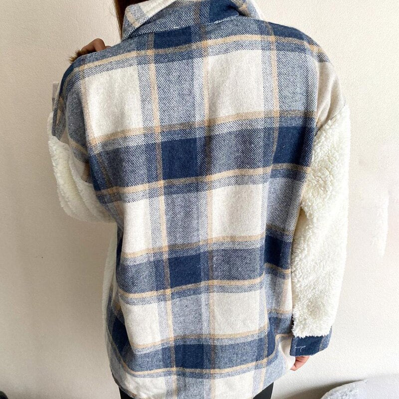 ALEAH™ Plaid Sherpa Jacket