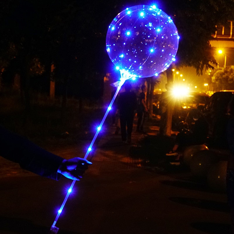 FEJRE Transparenter wiederverwendbarer LED-Ballon