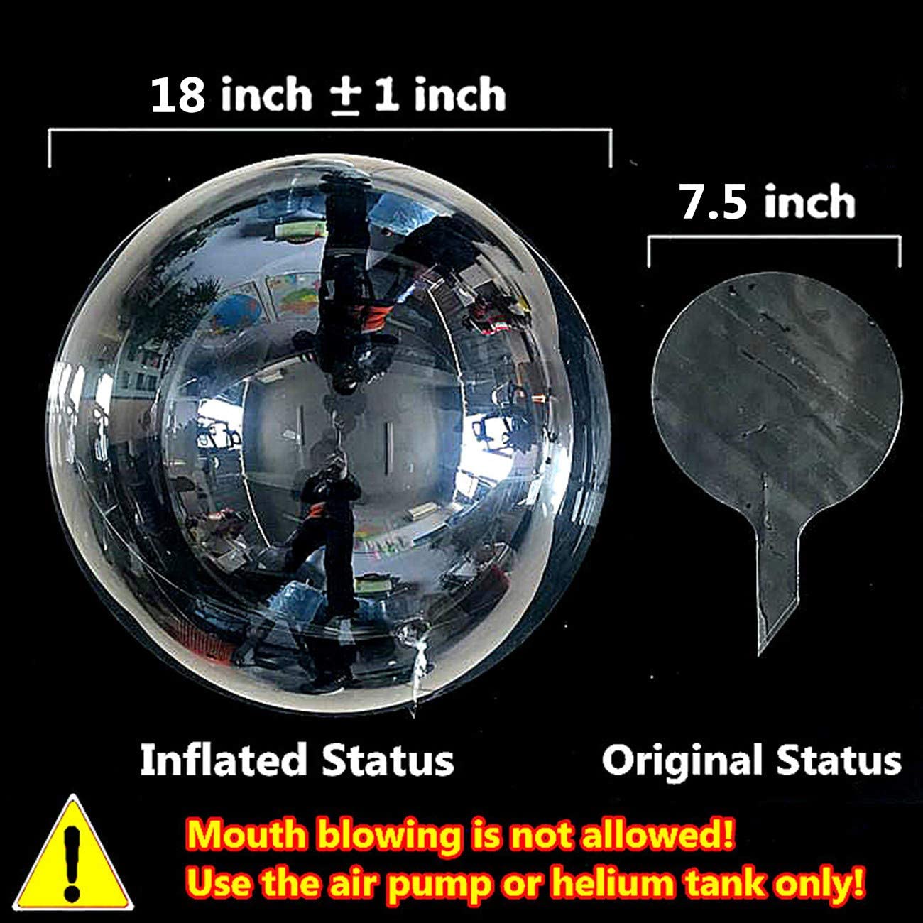 FEJRE Transparent Reusable Led Balloon