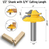 45-degree Lock Miter Router Bit