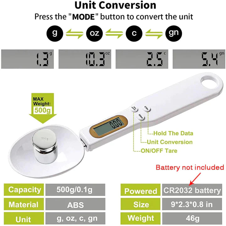 ☆☆☆☆☆ "THIS SPOON IS VERY ACCURATE AND EASY TO USE!" - REGAN L.
