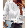 ATHENA™ Elegant Fashion Butterfly Print Blouse