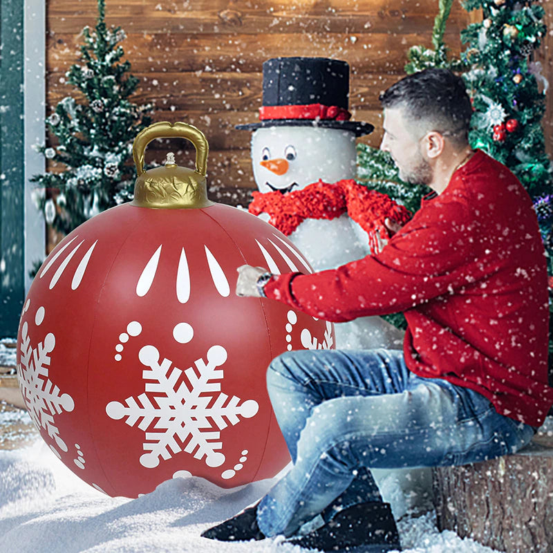 Outdoor Christmas PVC inflatable Decorated Ball