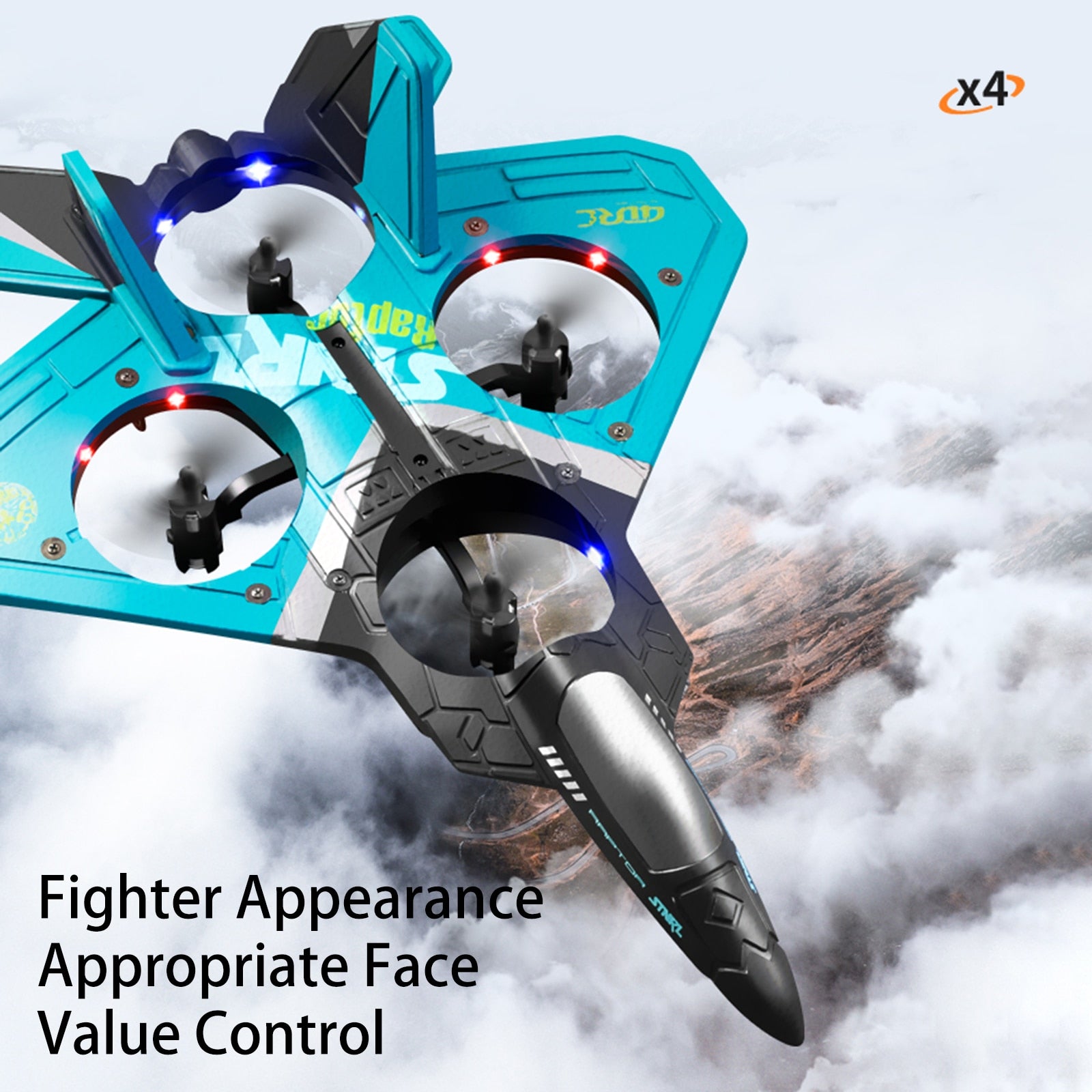 Anti-Collision RC Aerobatic Toy Airplane