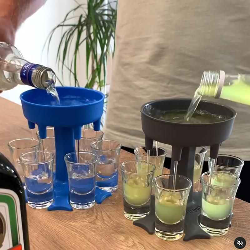 6 Shot Glass Dispenser