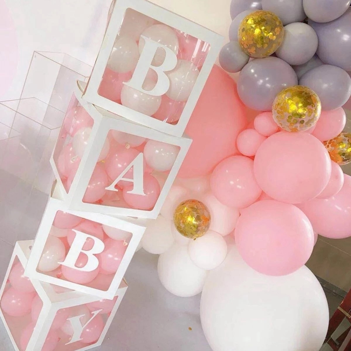 BABY SHOWER BALLOON BOX KIT