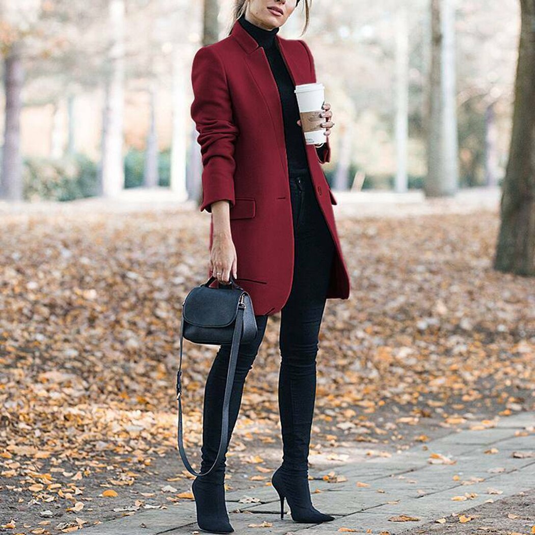 Chicindress Stand-up Collar Elegant Coat