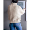 FallStil® -Solid color sweater with long sleeves