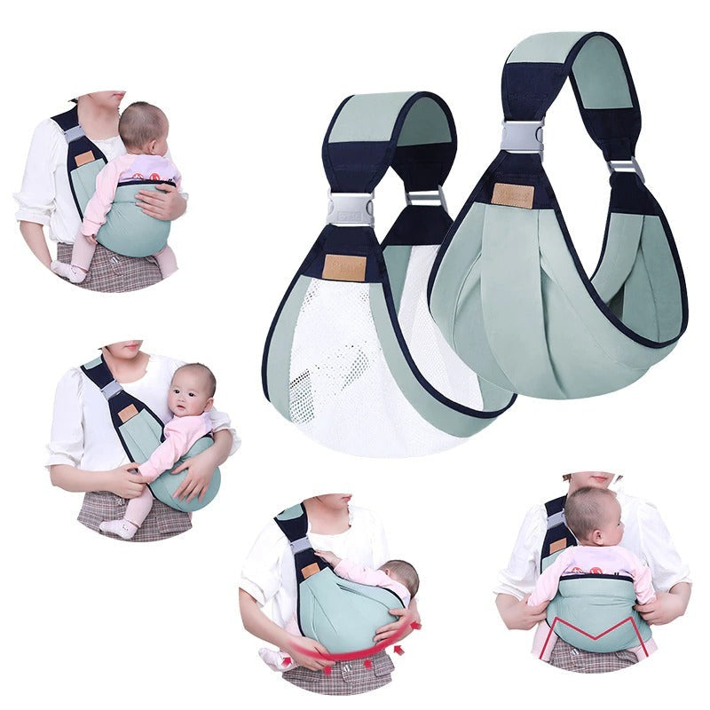 BubSling™ - Easy Pain-Free Snap-On Baby Sling Carrier