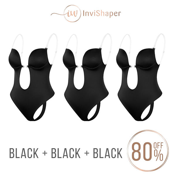 InviShaper - Rückenfreier Body Shaper-BH mit tiefem Ausschnitt