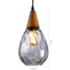 Modern Nordic Drop Glass Pendant Lamp