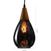 Modern Nordic Drop Glass Pendant Lamp