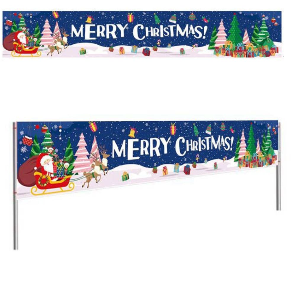 Frohe Weihnachten Neujahr Banner Dekorationen