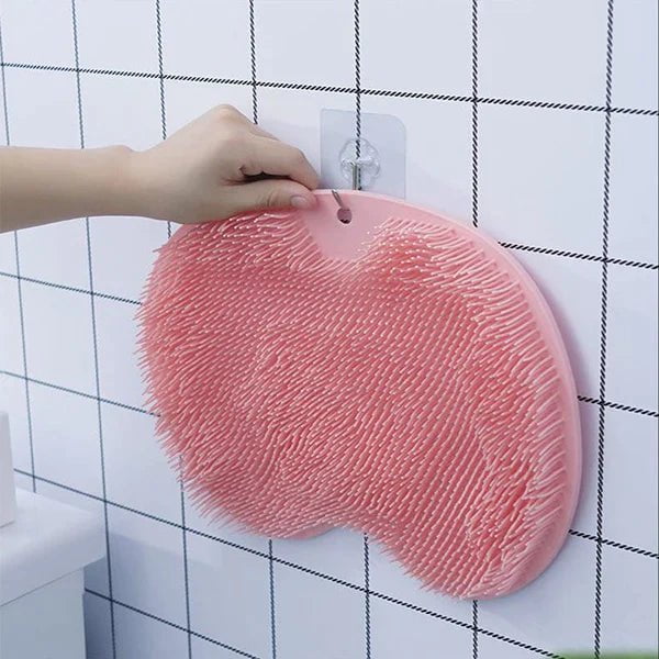 Back and foot cushion mat for shower & bath